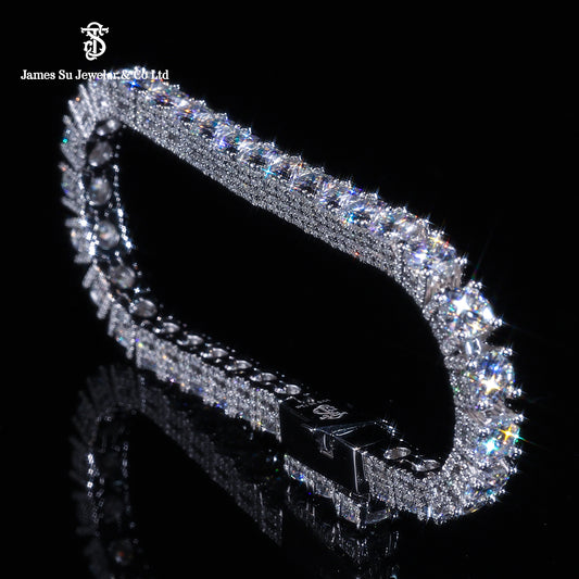 Classic Iced Out Tennis Bracelet | Hip Hop Bling Jewelry