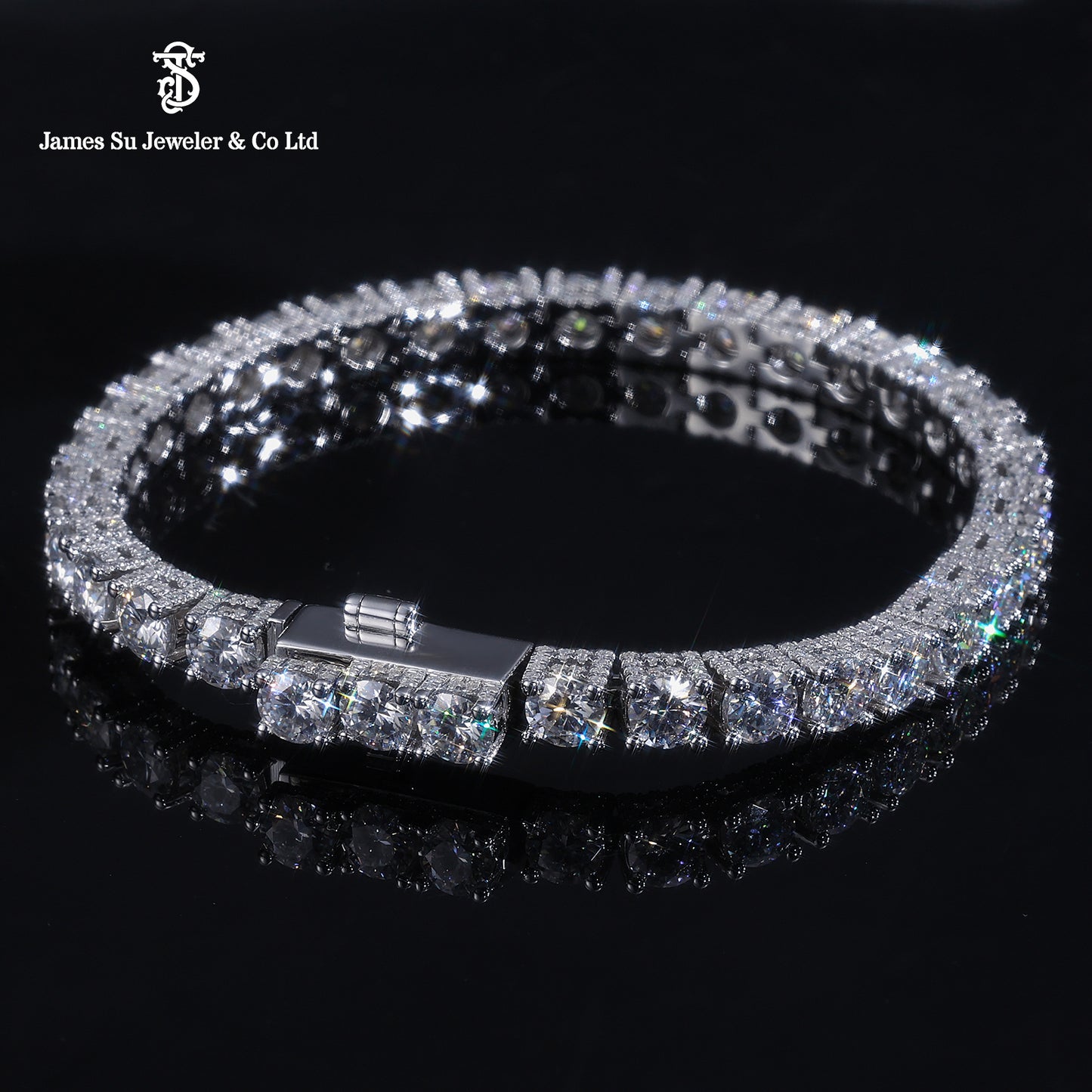 Classic Iced Out Tennis Bracelet | Hip Hop Bling Jewelry