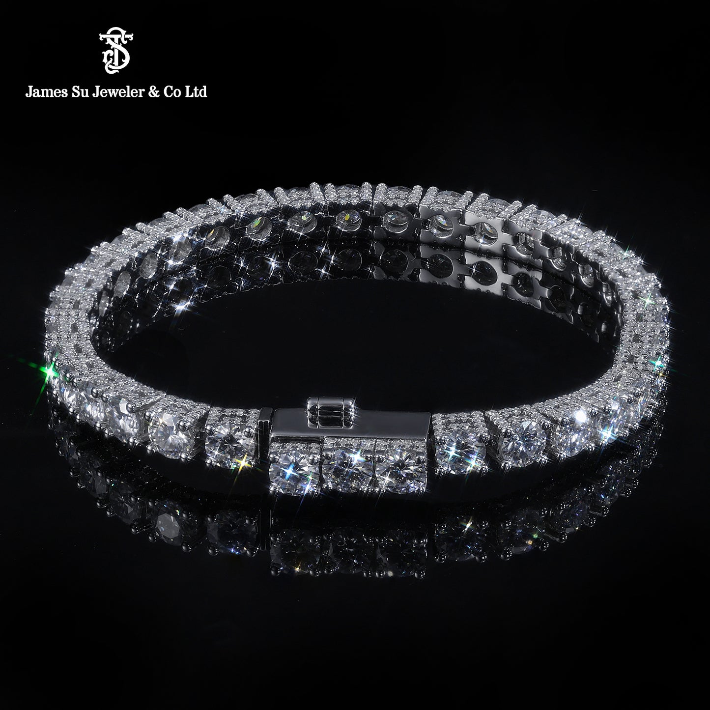 Classic Iced Out Tennis Bracelet | Hip Hop Bling Jewelry