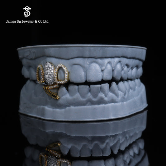 Custom Iced Out Butterfly Grillz | Hip Hop Tooth Jewelry