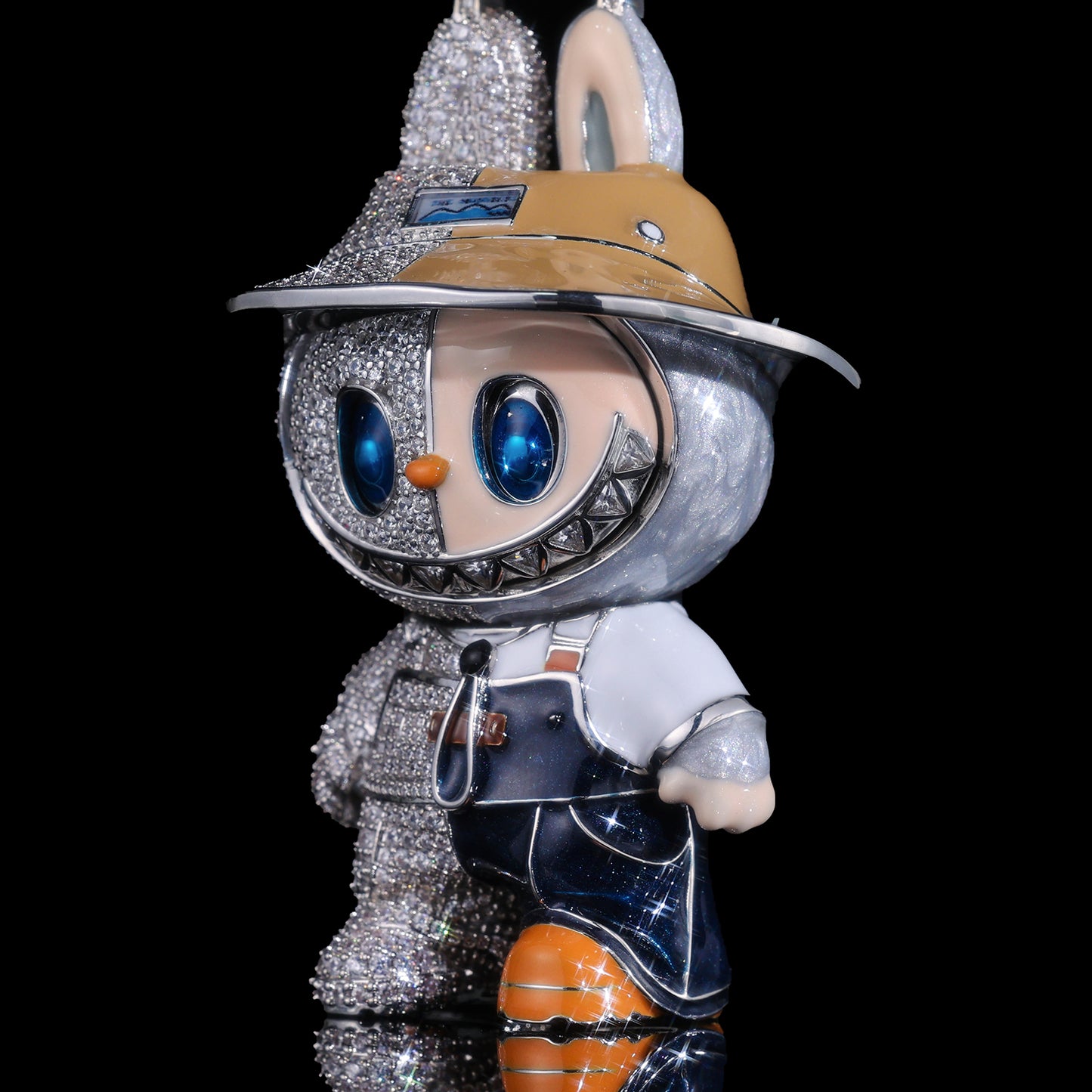 Exclusive Iced Out Labubu Pendant | Hip Hop Bling Jewelry