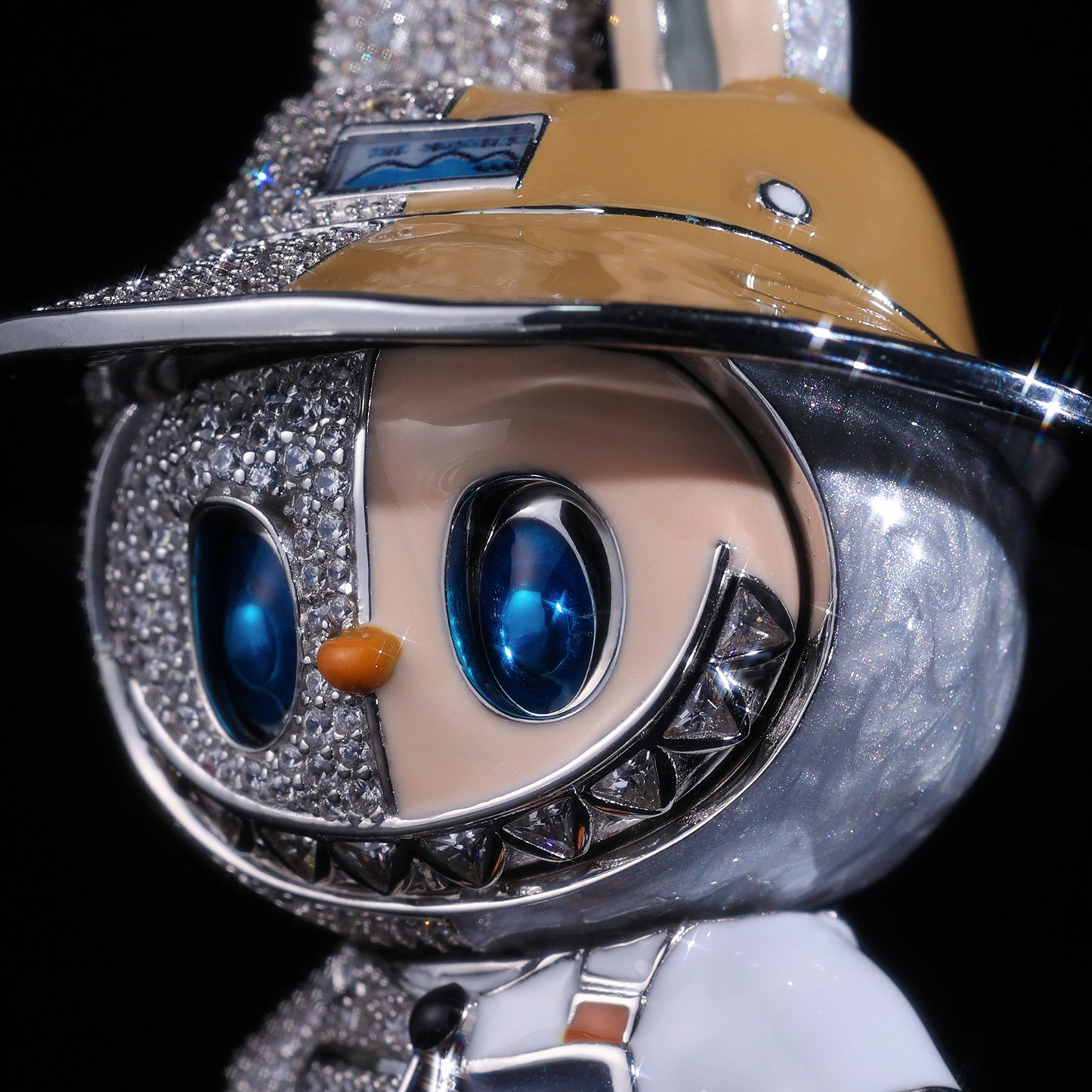 Exclusive Iced Out Labubu Pendant | Hip Hop Bling Jewelry