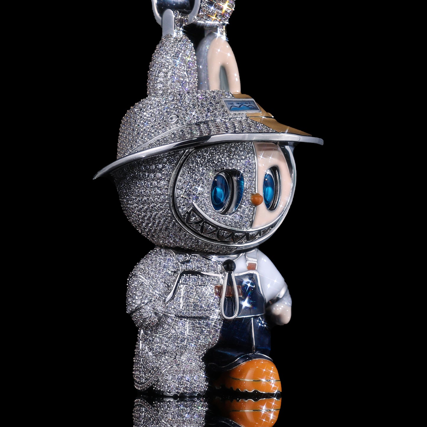 Exclusive Iced Out Labubu Pendant | Hip Hop Bling Jewelry