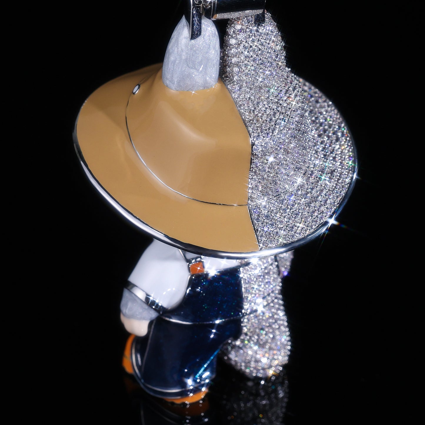 Exclusive Iced Out Labubu Pendant | Hip Hop Bling Jewelry