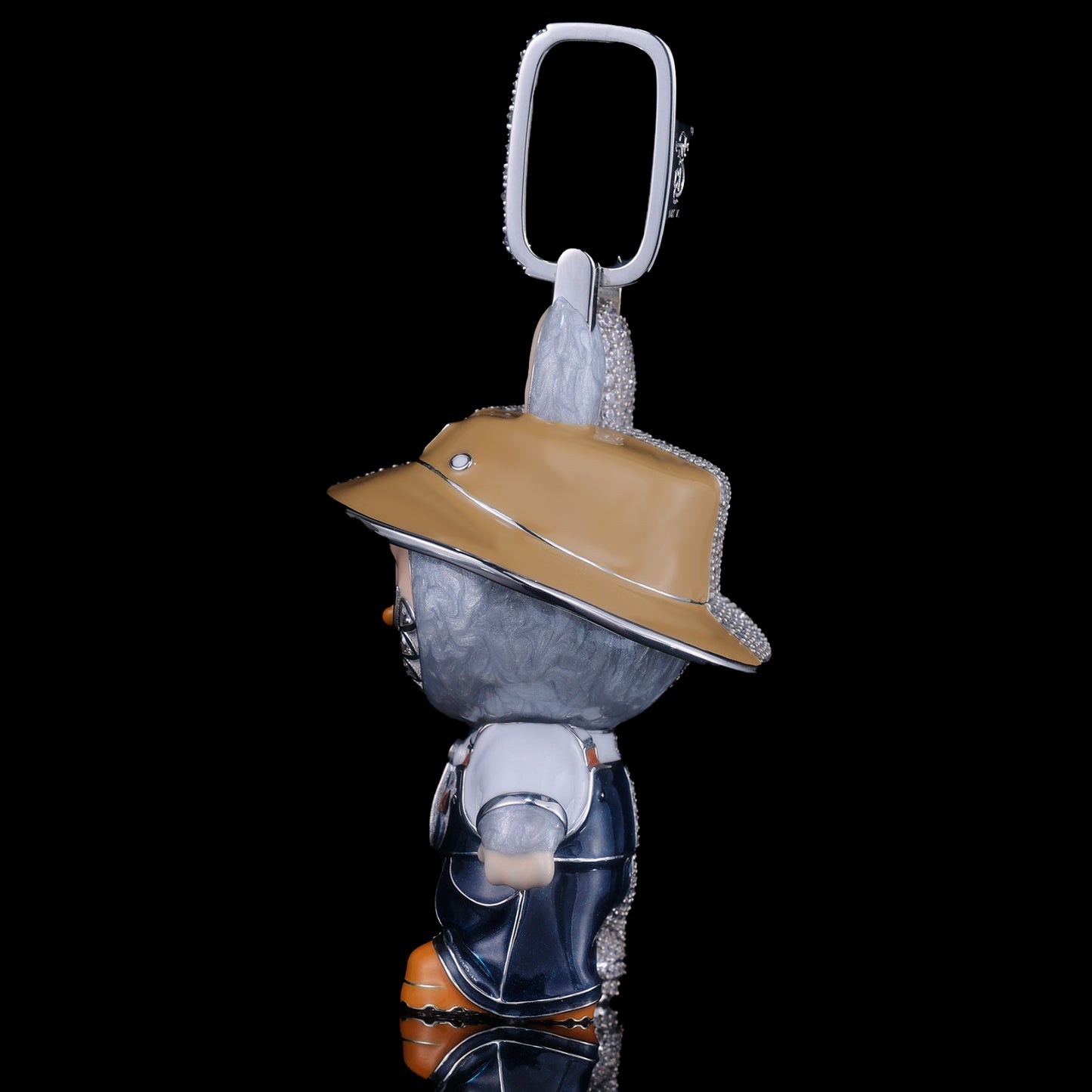 Exclusive Iced Out Labubu Pendant | Hip Hop Bling Jewelry