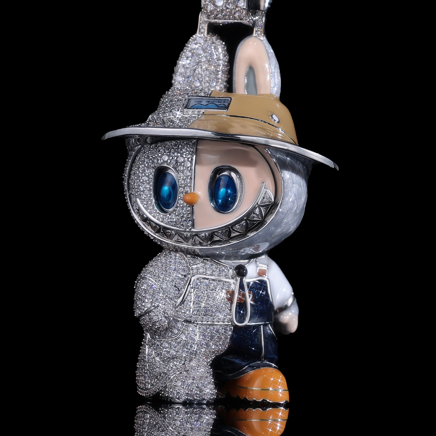 Exclusive Iced Out Labubu Pendant | Hip Hop Bling Jewelry