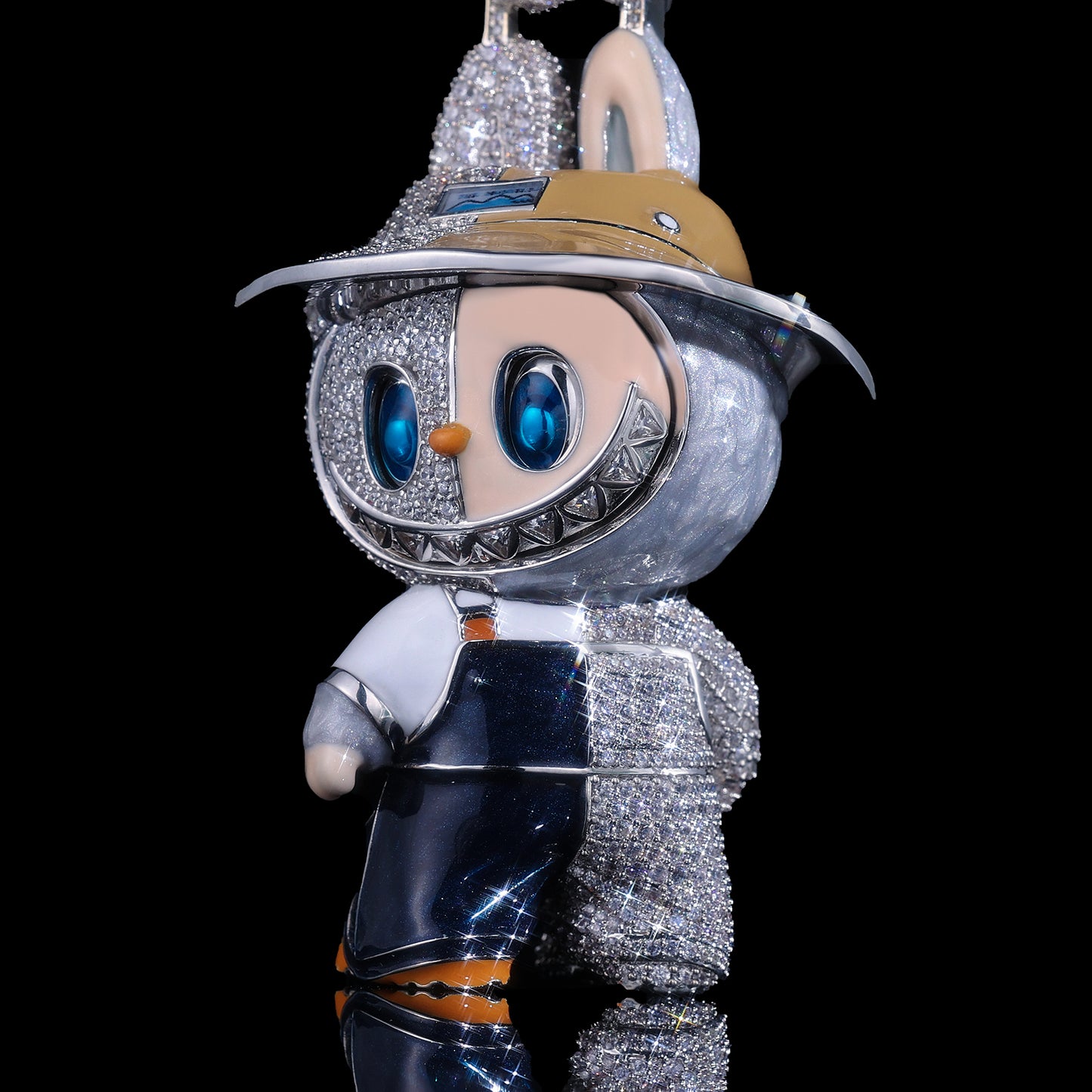 Exclusive Iced Out Labubu Pendant | Hip Hop Bling Jewelry