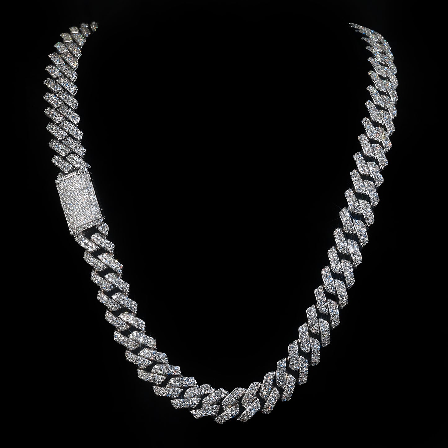 Customizable Iced Out Cuban Link Chain - Bespoke Hip Hop Bling