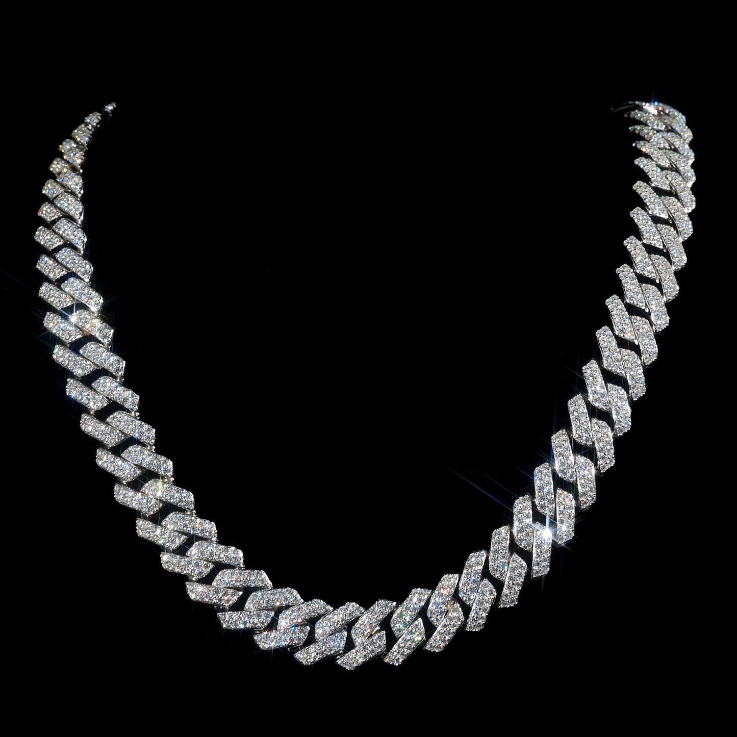 Customizable Iced Out Cuban Link Chain - Bespoke Hip Hop Bling