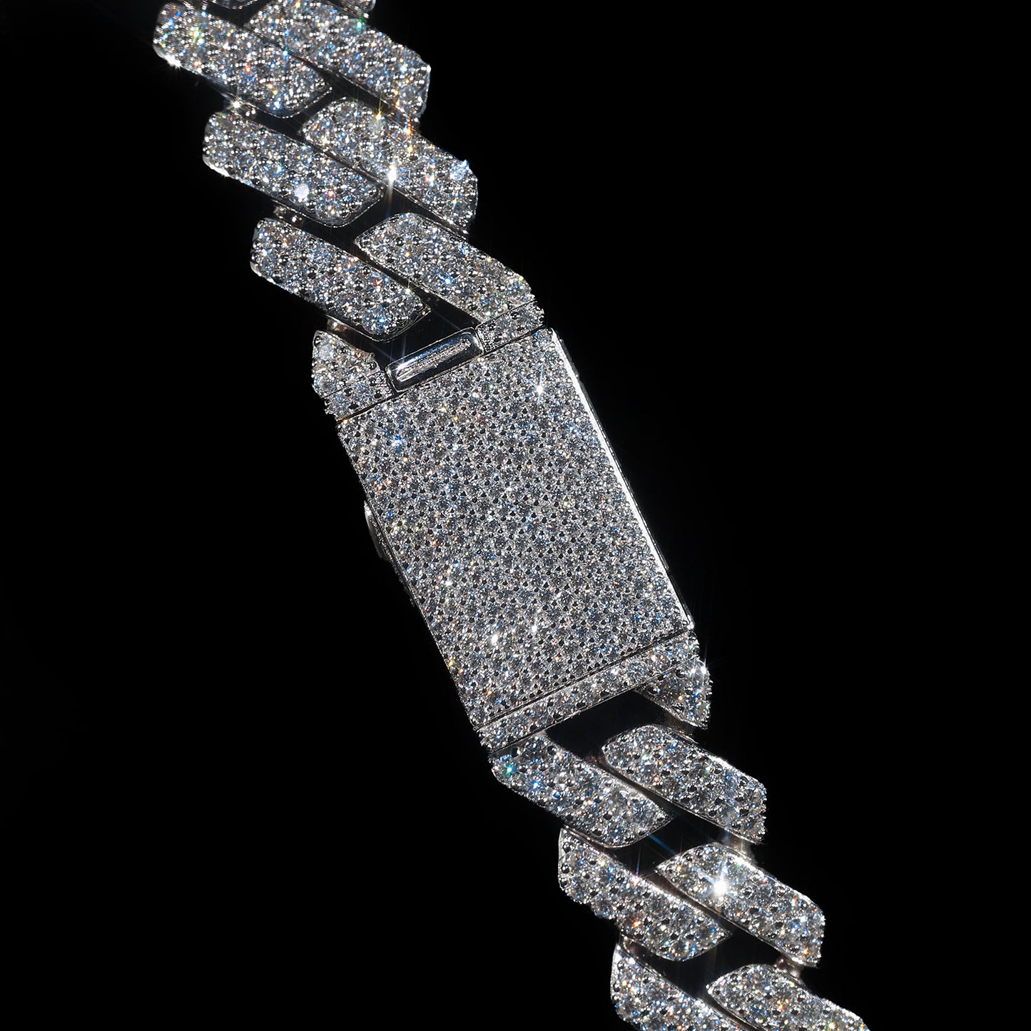 Customizable Iced Out Cuban Link Chain - Bespoke Hip Hop Bling