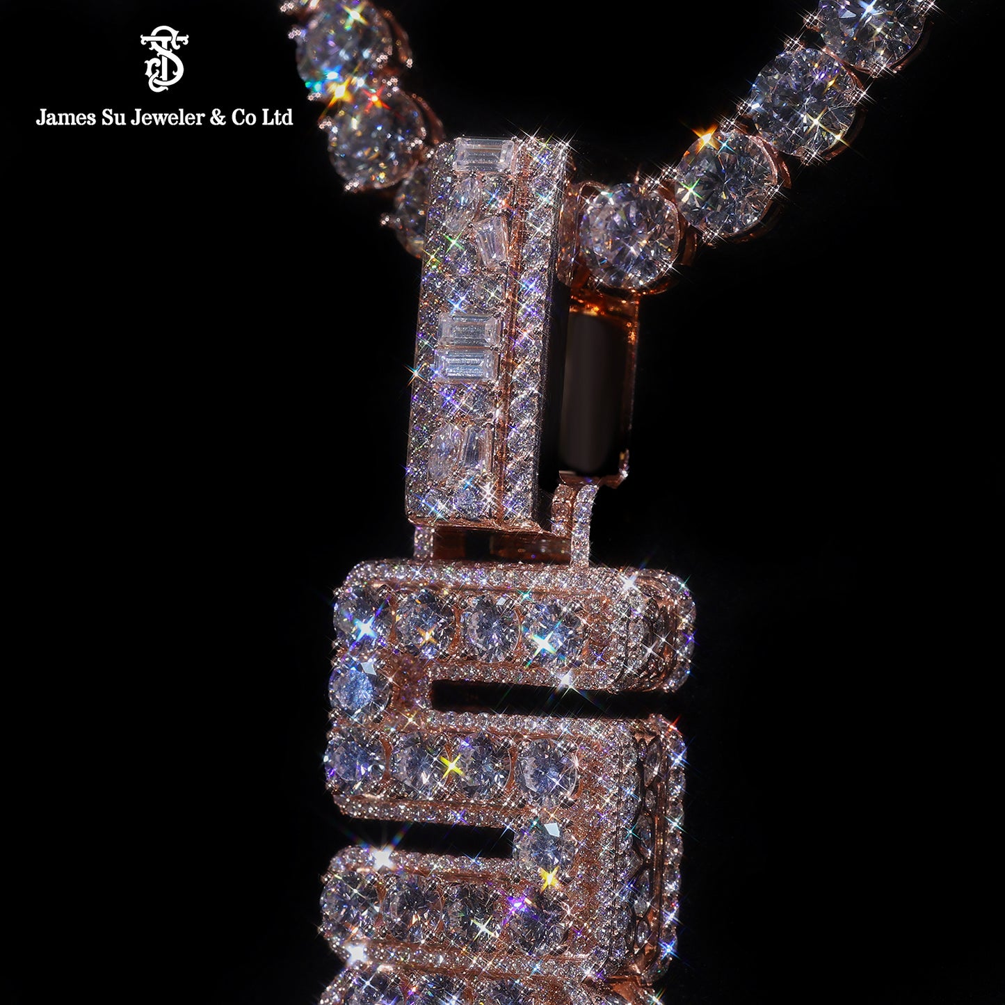 Custom Iced Out SOLO Pendant | Hip Hop Bling Jewelry