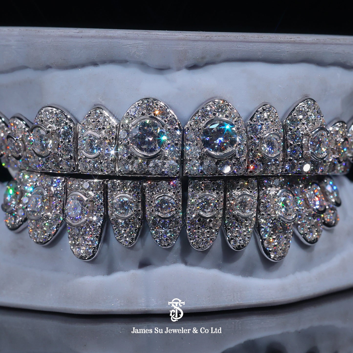 Ultimate Fully Flooded Masterpiece Grillz | Hip Hop Luxury