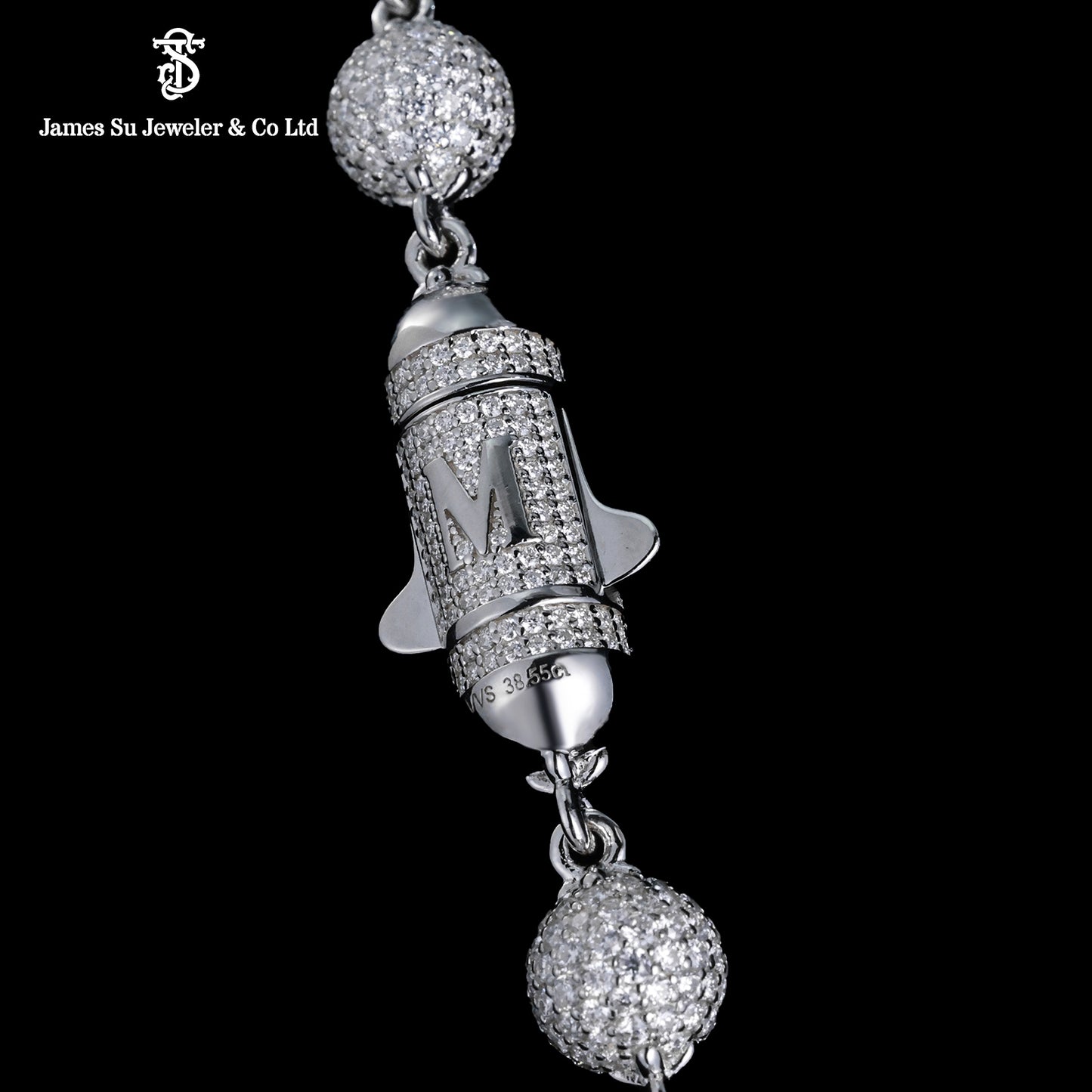 Iced Out Number 32 Pendant | Custom Baguette Rapper Jewelry