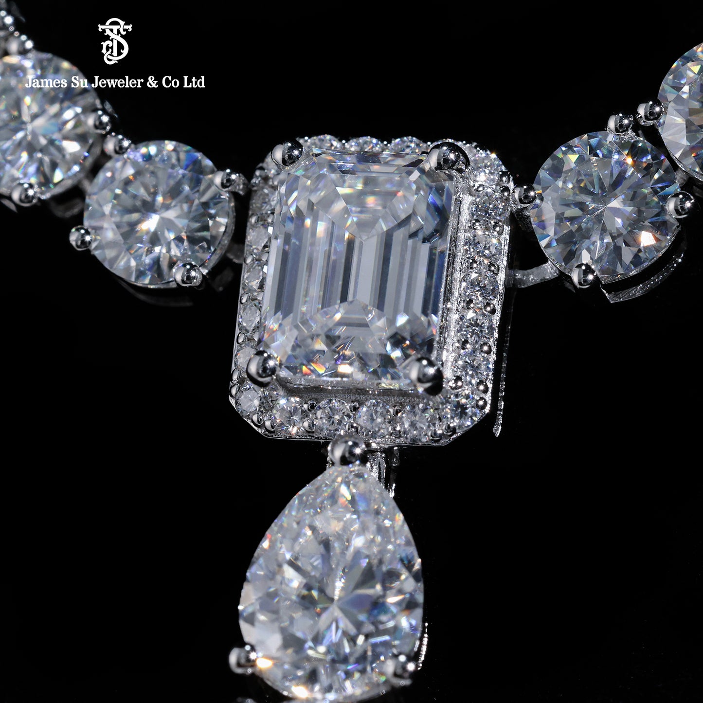 Iced Out Multi-Shape Diamond Cross | Luxury Hip Hop Pendant