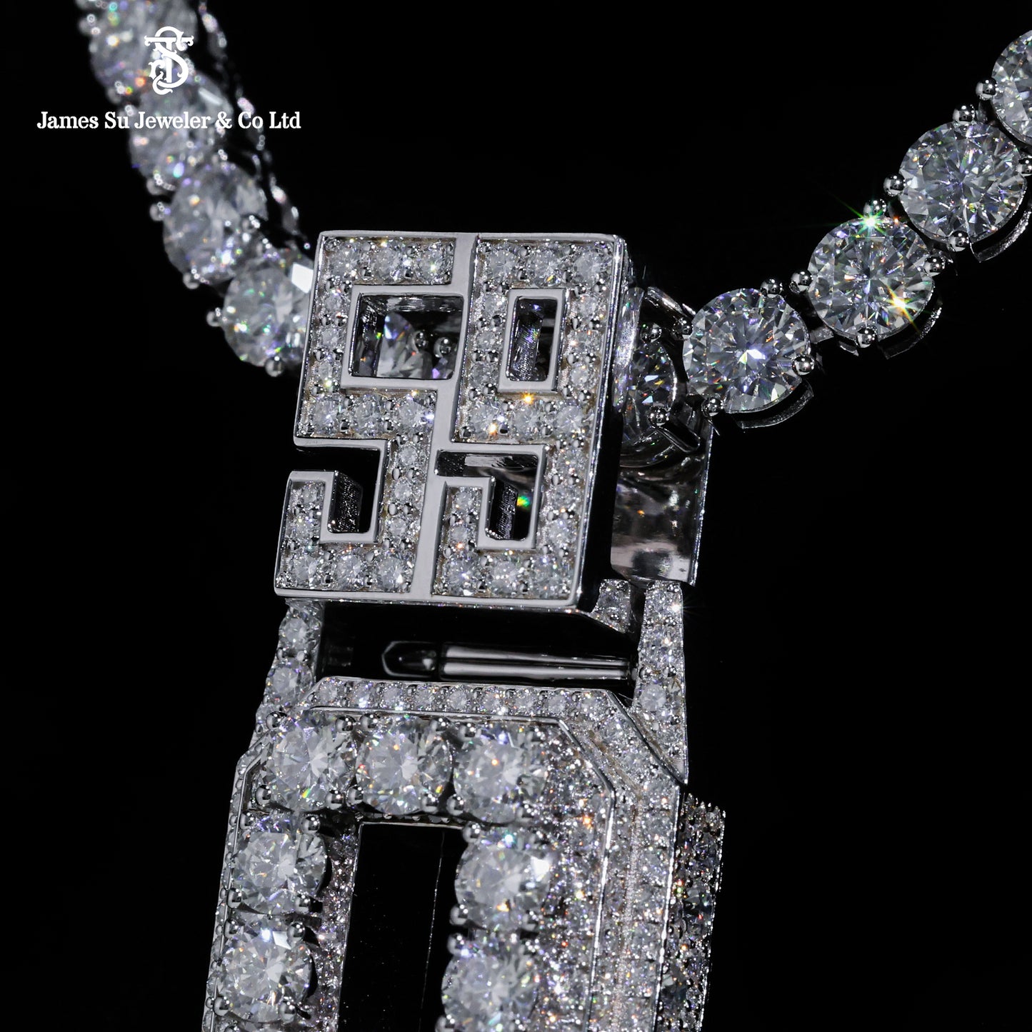 Iced Out OBOS Pendant | Custom Pear Cut Letter Hip Hop Jewelry