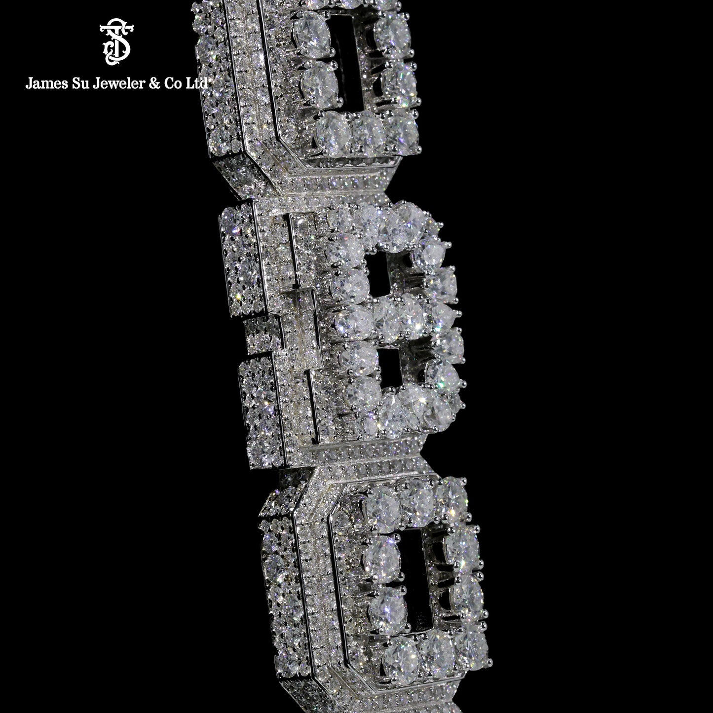 Iced Out OBOS Pendant | Custom Pear Cut Letter Hip Hop Jewelry