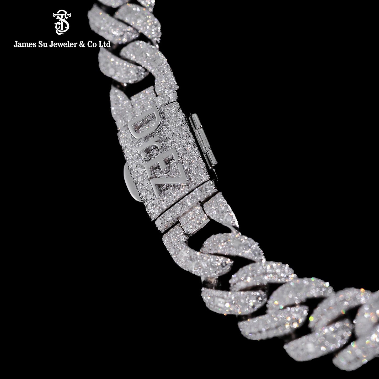 Custom Iced Out Cuban Link Chain | Bespoke Dr. EZ Jewelry