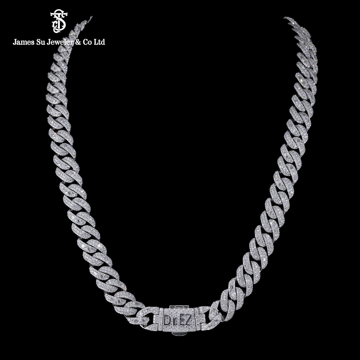 Custom Iced Out Cuban Link Chain | Bespoke Dr. EZ Jewelry