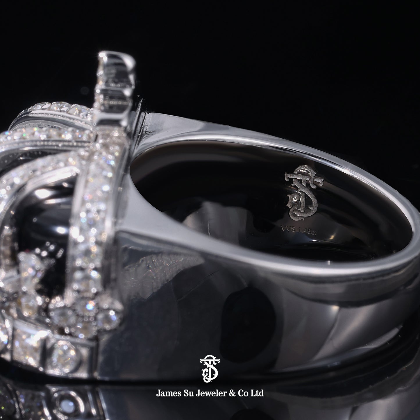 Iced Out Crown Ring – Hip Hop King Ring
