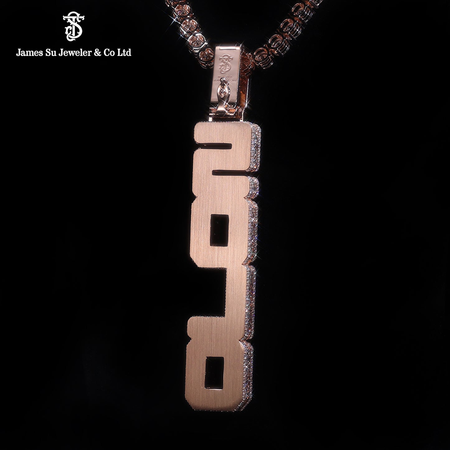 Custom Iced Out SOLO Pendant | Hip Hop Bling Jewelry