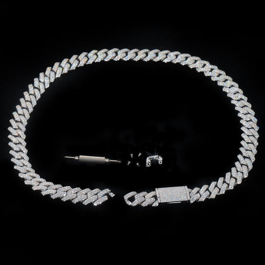 Customizable Iced Out Cuban Link Chain - Bespoke Hip Hop Bling