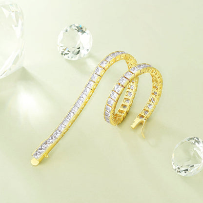 Wholesale Tennis Bracelet Hip Hop Jewelry CZ Diamond 5mm 14K Gold/White Gold